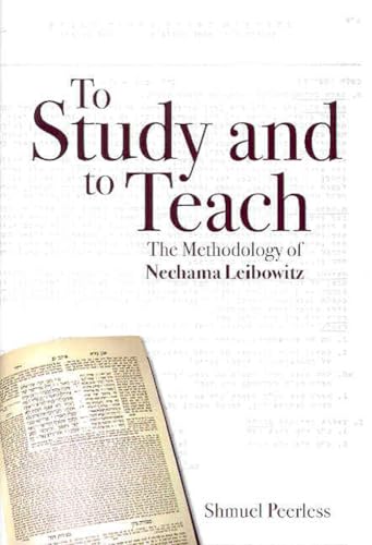 To Study and to Teach Cover