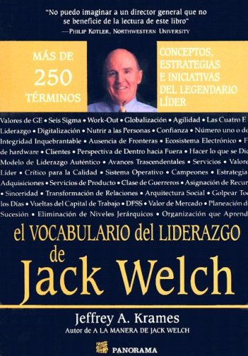 El Vocabulario Del Liderazgo De Jack Welch/ The Jack Welch Lexicon of Leadership Cover