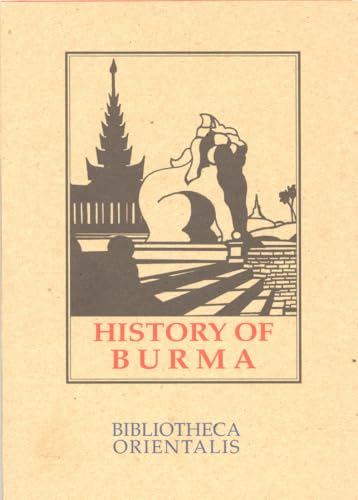 History of Burma (Bibliotheca Orientalis) Cover