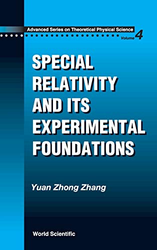 Special relativity and its experimental foundations Cover