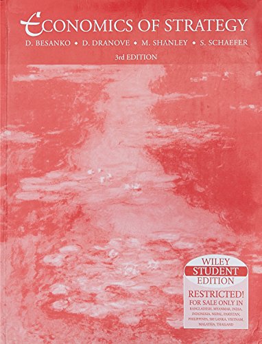 Economics of Strategy Cover