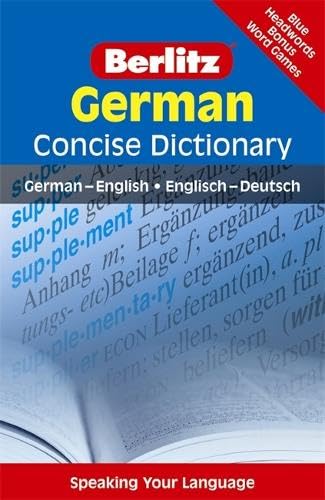 Berlitz German Concise Dictionary Cover