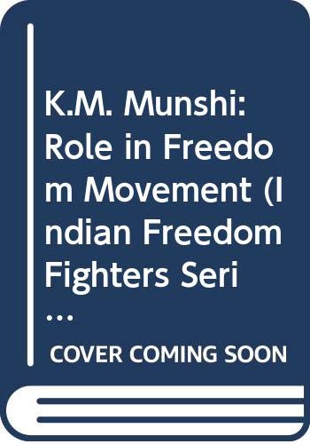K.M. Munshi Cover
