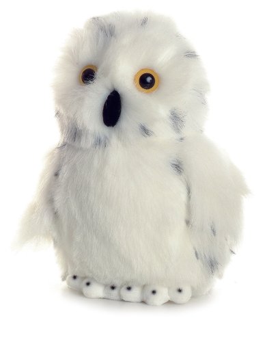 Aurora Plush 9" Snowy Owl Wildlife Poster