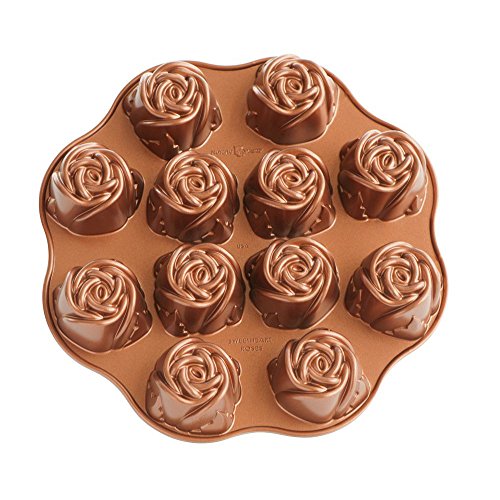 Nordic Ware Nonstick Sweetheart Rose Baking Pan Poster