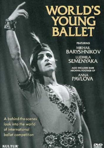 World's Young Ballet / Moscow International Competition, Mikhail Baryshnikov, Ludmila Semenyaka, Anna Pavlova Poster