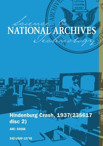 Hindenburg Crash; 1937 Poster