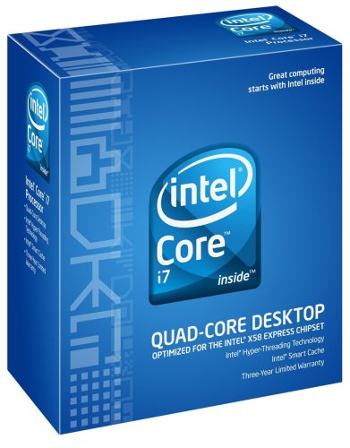 Intel Core i7 Processor i7-920 2.66GHz 8 MB LGA1366 CPU BX80601920 Poster