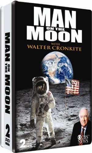 Man On The Moon with Walter Cronkite - 40th Anniversary Collector's Embossed Tin Poster