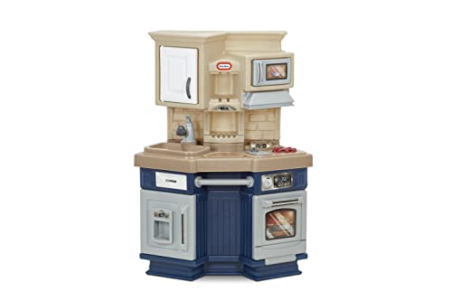 Little Tikes Super Chef Kitchen Blue & Cream, 14.00 l x 28.00 w x 40.00 h inches Poster