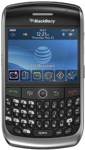 BlackBerry Curve 8900 Phone, Black Poster